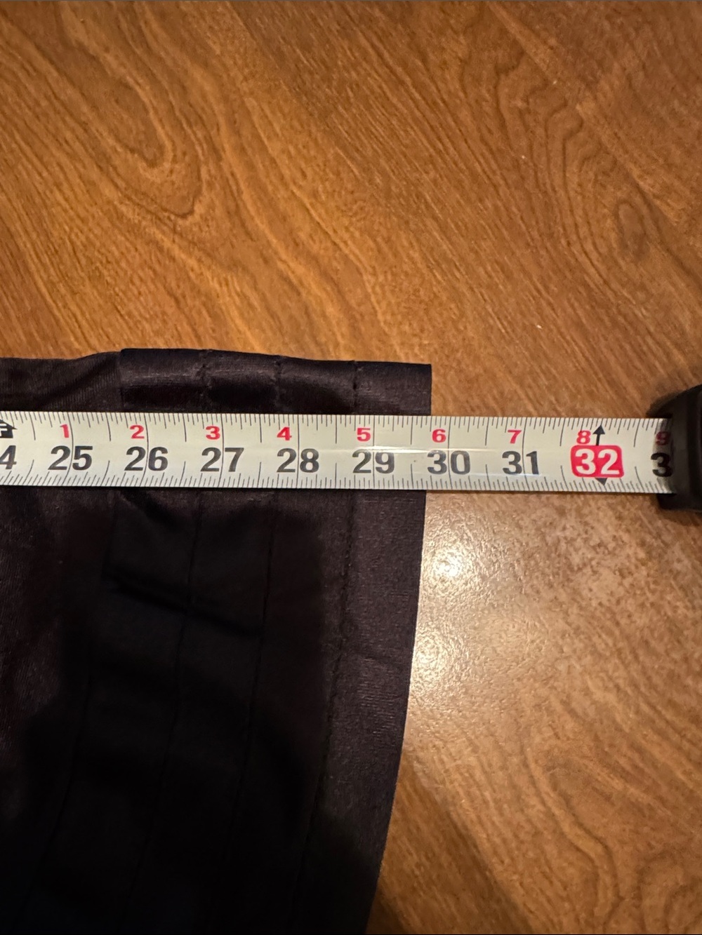 Satin Black Chemise Slip - Smooth Lightweight Lining - Picture 6 of 6